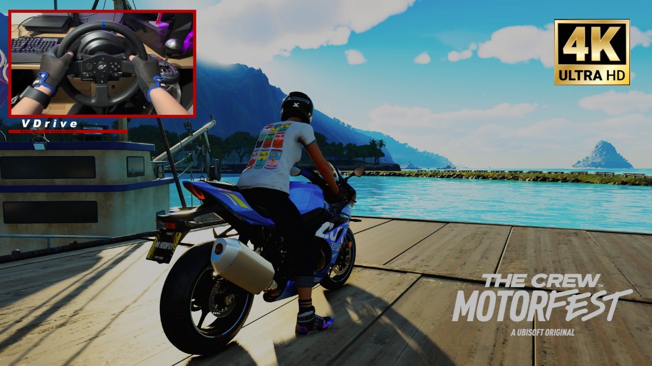 THE CREW MOTORFEST | SUZUKI GSX-R1000R | FREE ROAM CRUISE | T300 RS STEERING WHEEL GAMEPLAY