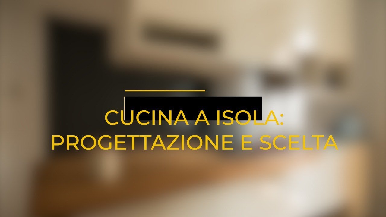 Cucina a isola: progettazione e scelta