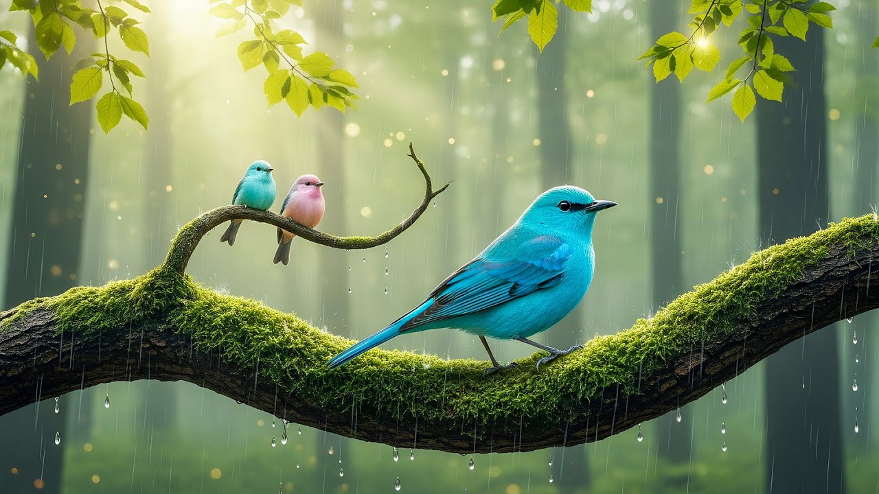 Прекрасная расслабляющая музыка 🌿 Спокойные звуки природы и пение птиц для снятия стресса