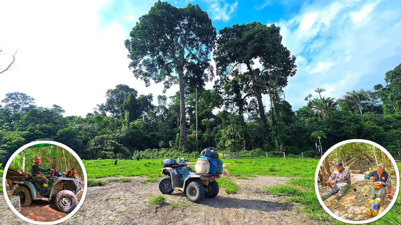 Preparativo para Maior acampamento na selva, tivemos um imprevisto no começo da Aventura.