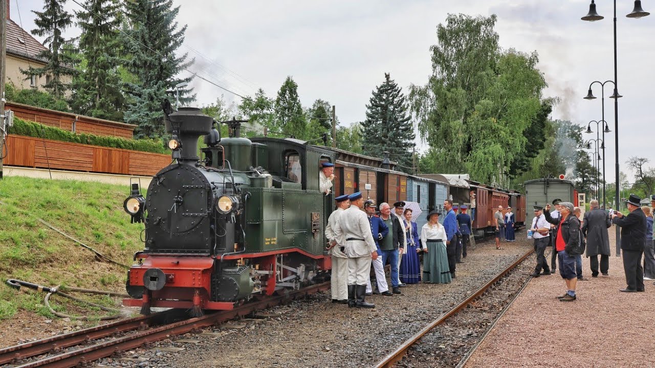 Historisches Schmalspurdampf-Treffen der Lößnitzgrundbahn in Moritzburg (24.08.2024)