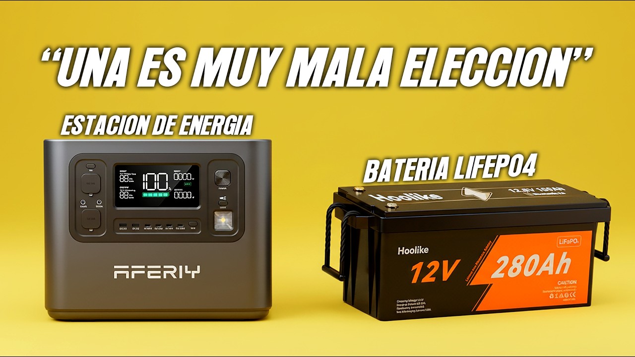 Furgo Camper | Que es mejor: Batería o estacion de energia?
