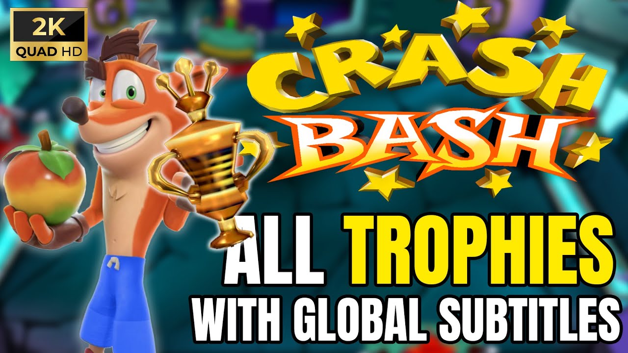 Crash Bash (Co-Op) Игровой процесс | Все Трофеи