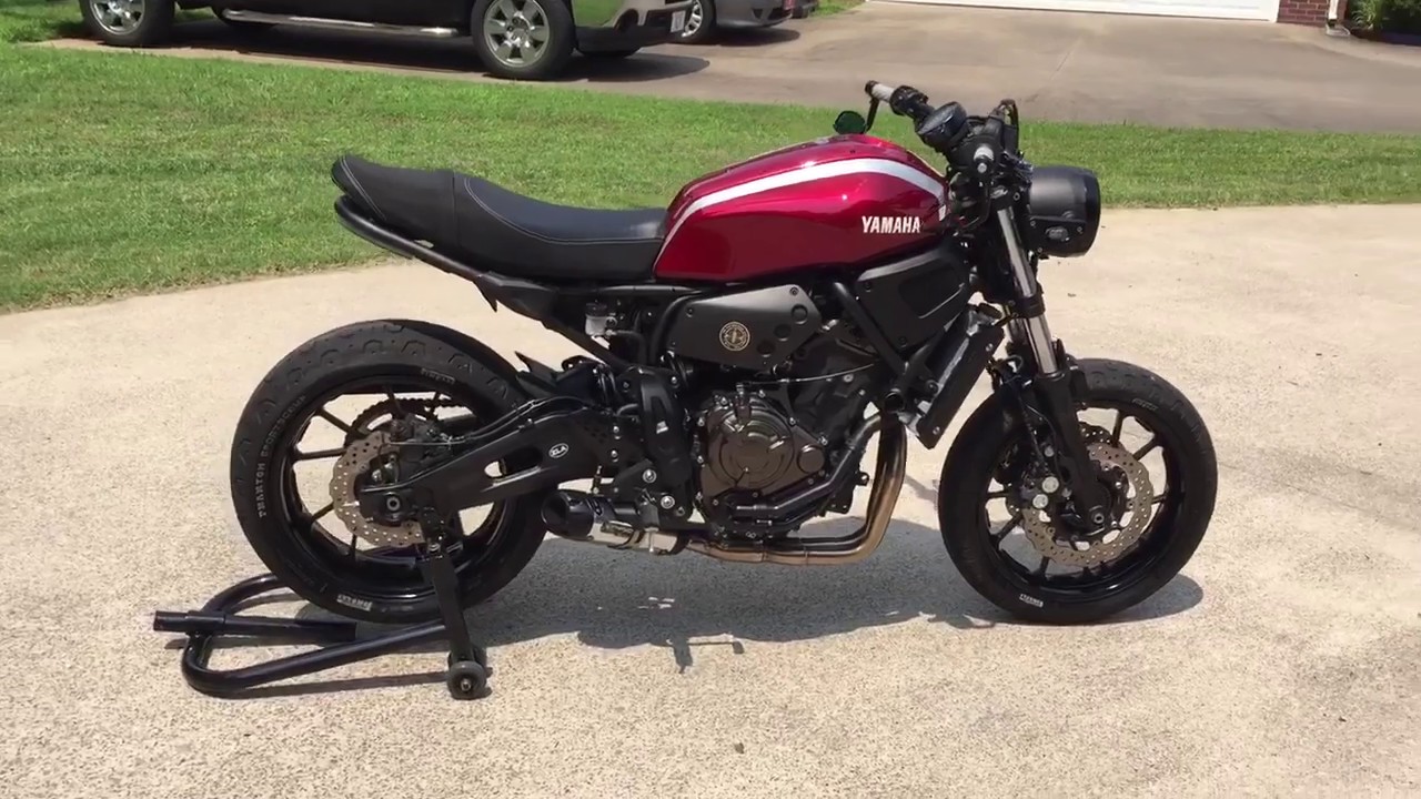 Yamaha XSR700 list of mods (links in description)