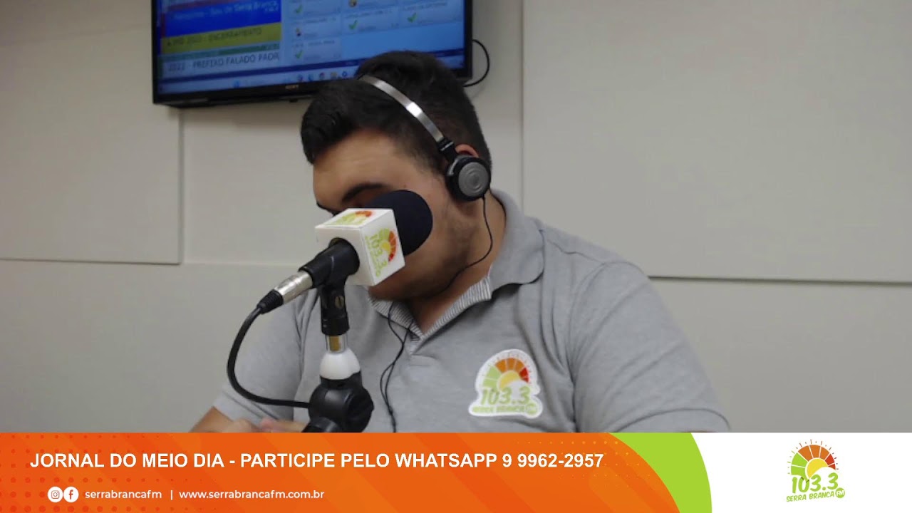 AO VIVO - JORNAL DO MEIO DIA (SERRA BRANCA FM) 05/02/2026