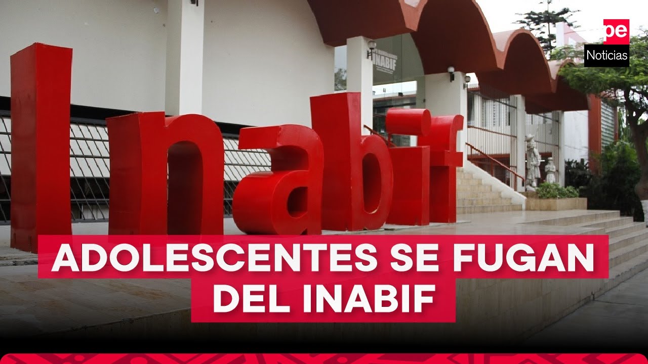 Cuatro adolescentes se lanzaron desde un segundo piso y escaparon de local de Inabif