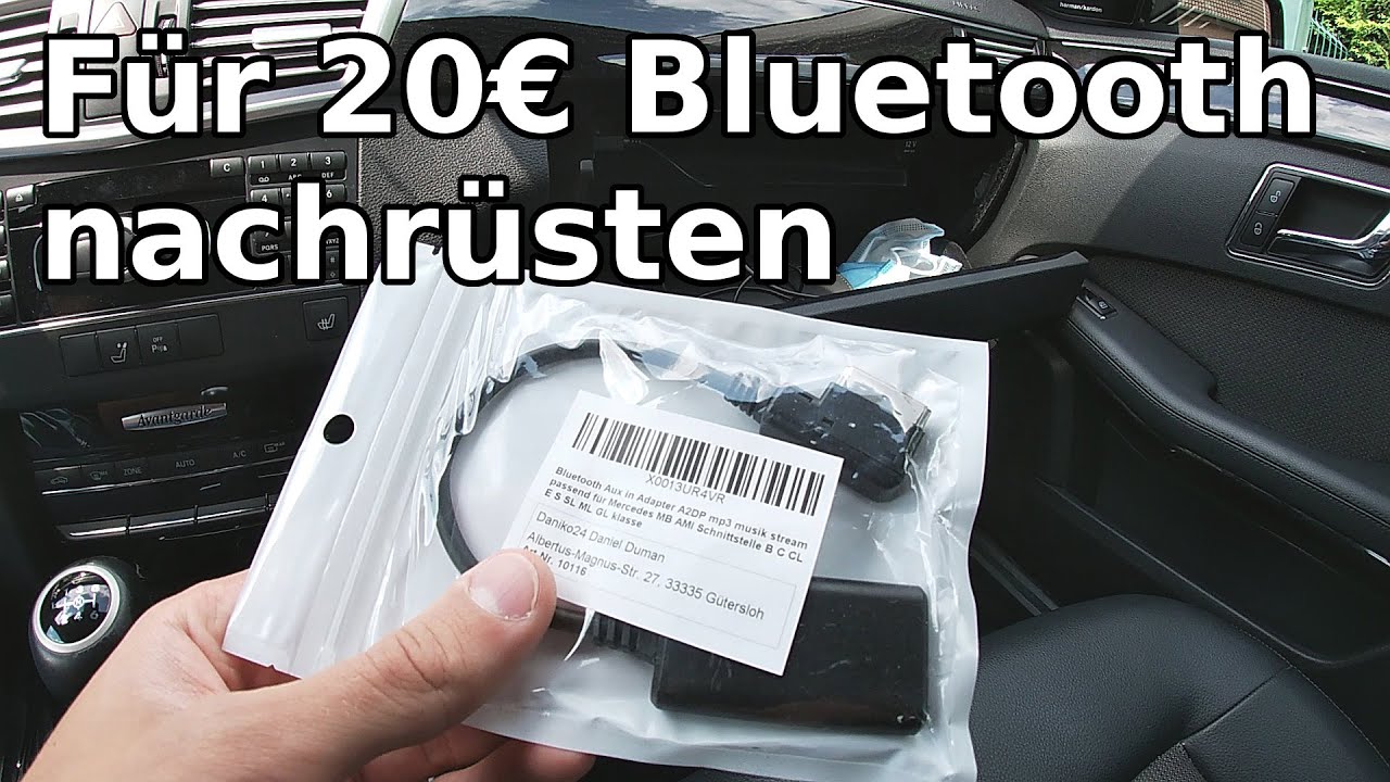 Einfach & Günstig Bluetooth im Mercedes nachrüsten [W212, W204, W221, W166 usw.]