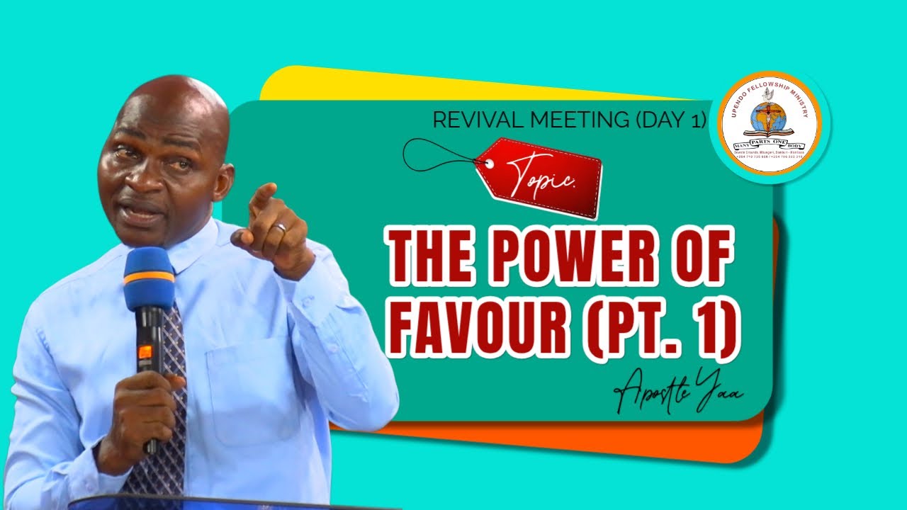 TOPIC: THE POWER OF FAVOUR (PT. 1) 28TH JAN 2026 II APOSTLE YAA