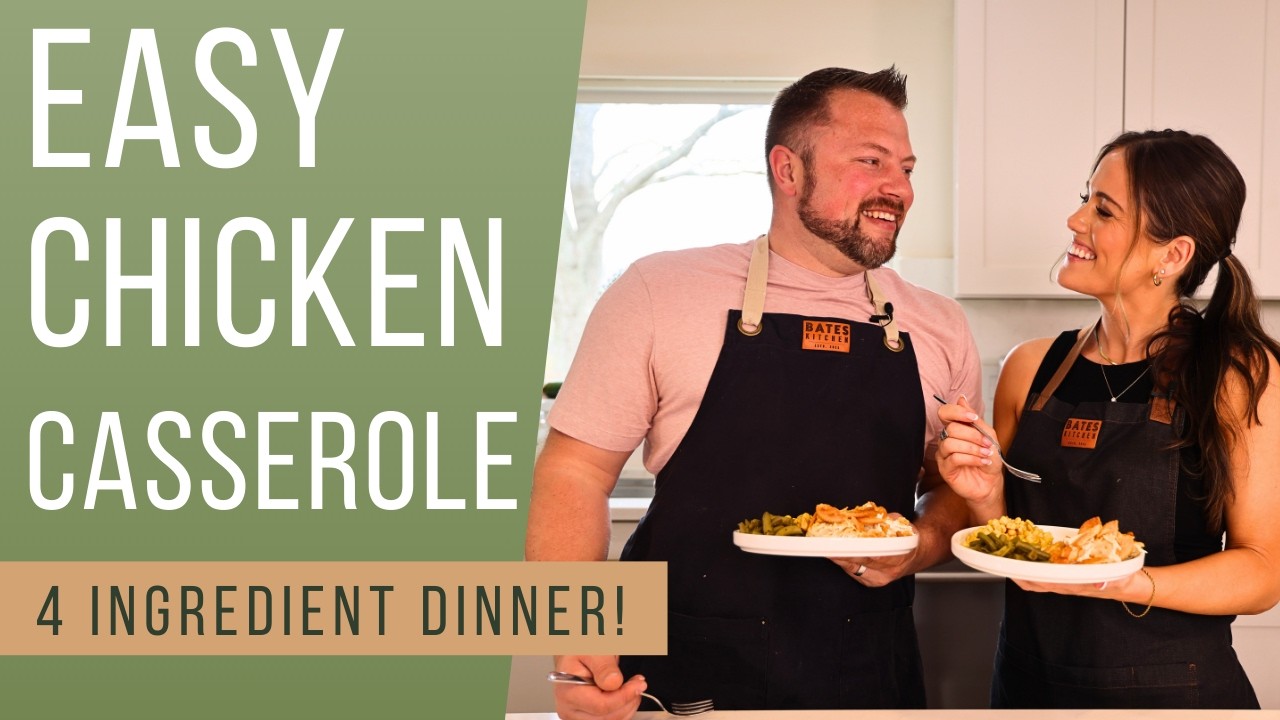 Easy Chicken Casserole with just 3 Ingredients + Buttery Ritz Topping | My Favorite Childhood Meal