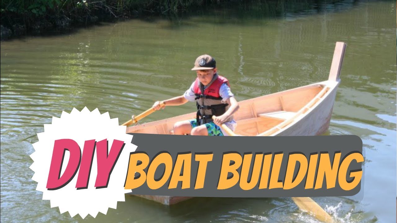 Boat Building - Wooden Boat Backyard Boat Building With Rail And Stile Woodworking Cabinet Doors.
