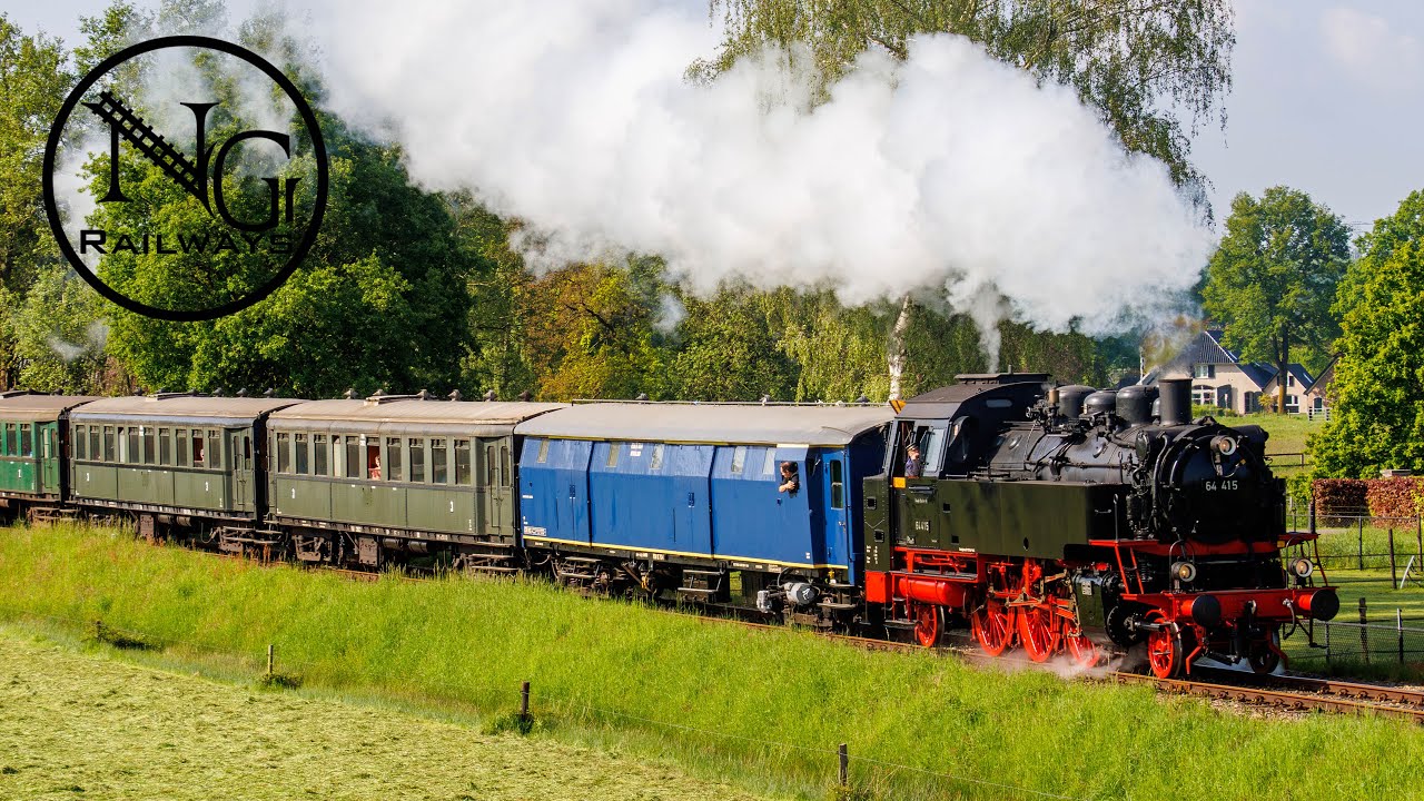 9 mei 2024 Nationale Stoomtreindag 2024 bij de Veluwsche Stoomtrein Maatschappij