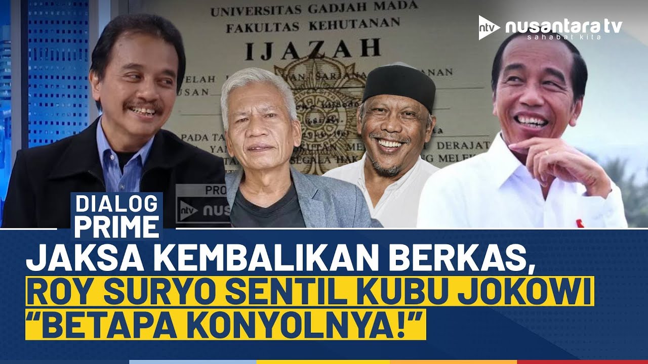 Berkas Perkara Mental di Jaksa, Roy Suryo Sindir Kubu Jokowi: Abal-Abal Barang Buktinya! | NTV