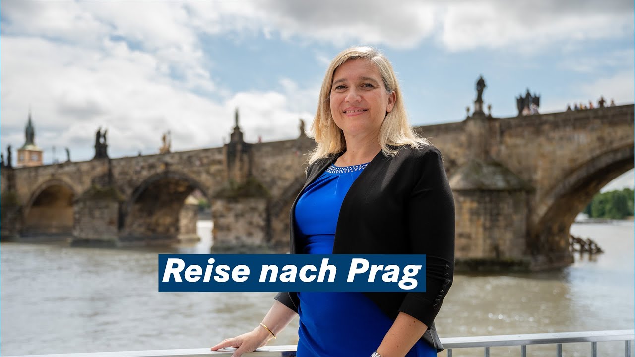 Europaministerin Melanie Huml in Prag - Bayern