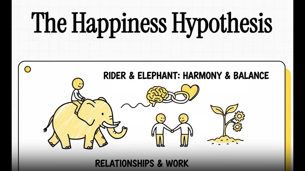 ⚖️ The Happiness Hypothesis: Wisdom, Virtue, and Growth