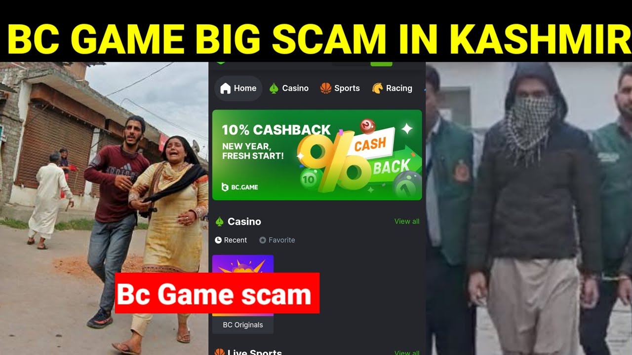 BC GAME BIG scam in Kashmir Plz Alert all