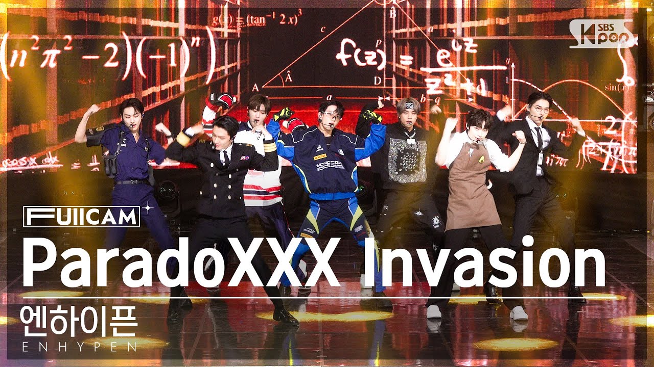 [안방1열 풀캠4K] 엔하이픈 'ParadoXXX Invasion' (ENHYPEN FullCam)│@SBS Inkigayo 2207031