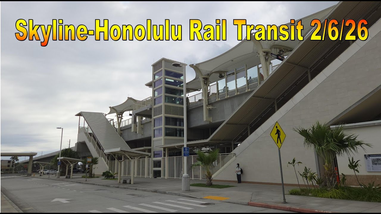 Skyline - Honolulu Rail Transit 2/6/26 in Honolulu, Oahu, Hawaii