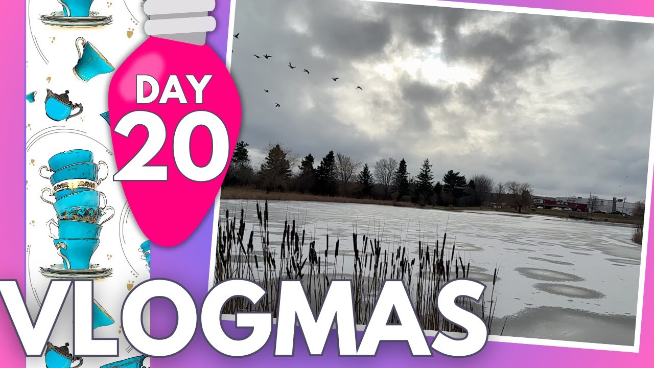 Tea Vlogmas Day 20 - so many errands BUT a walk around the duck pond!