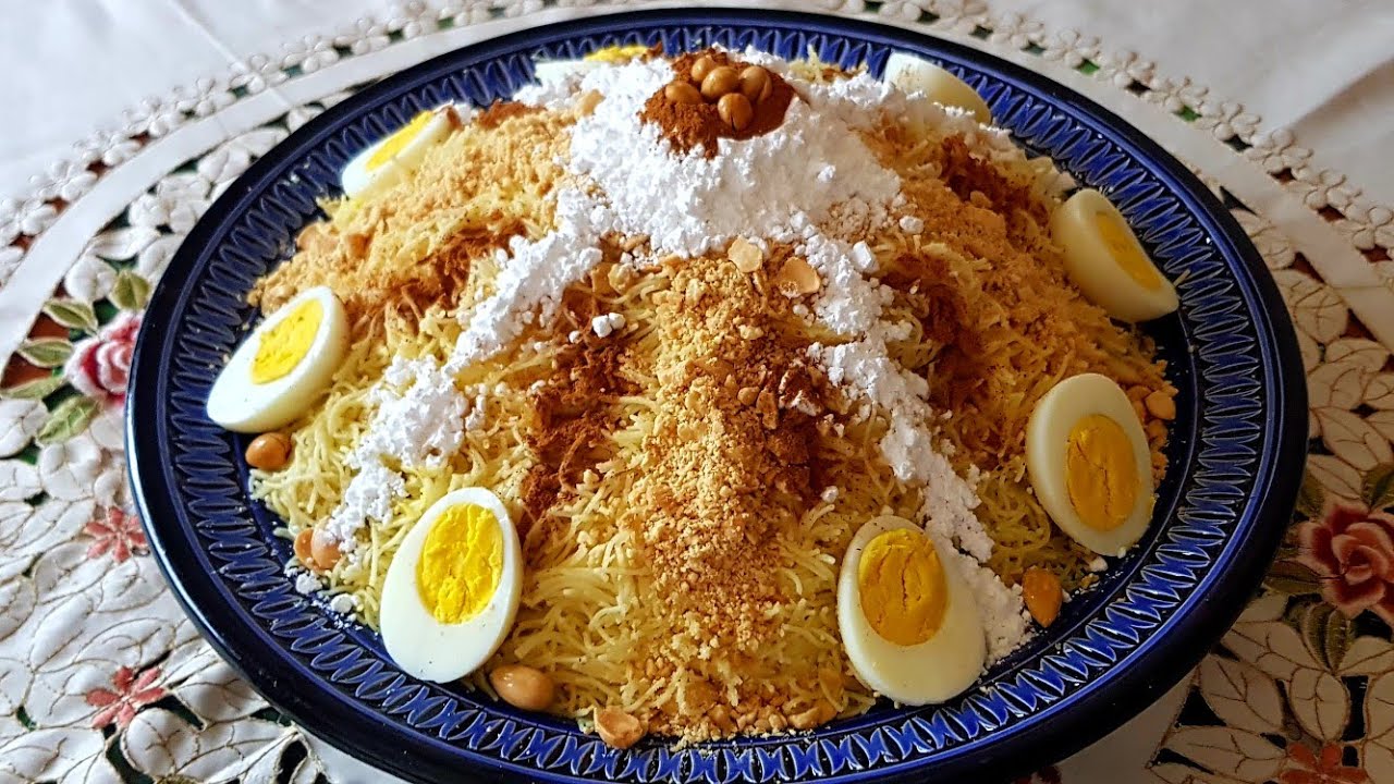السفة المدفونة 👌 و الطريقة الصحيحة باش متعجنش الشعرية👍 طبق مغربي تقليدي اصيل للمناسبات