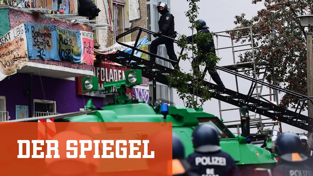 Besetztes Haus: Polizei räumt 