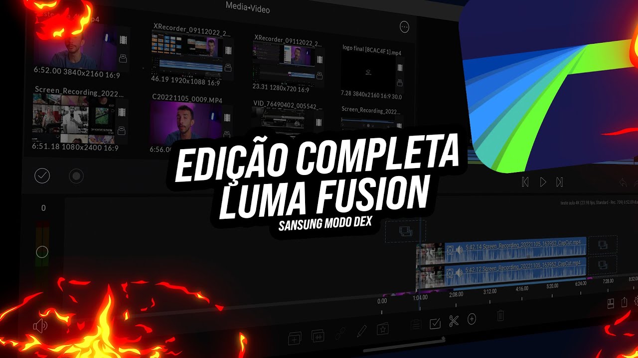 COMO EDITAR VÍDEOS NO NO MODO DEX - LUMA FUSION