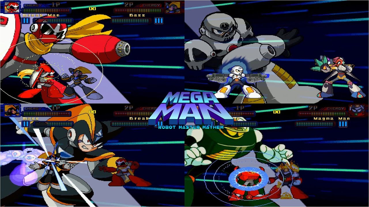 Mega Man: Robot Master Mayhem 3.2 [MUGEN] Все гиперприёмы
