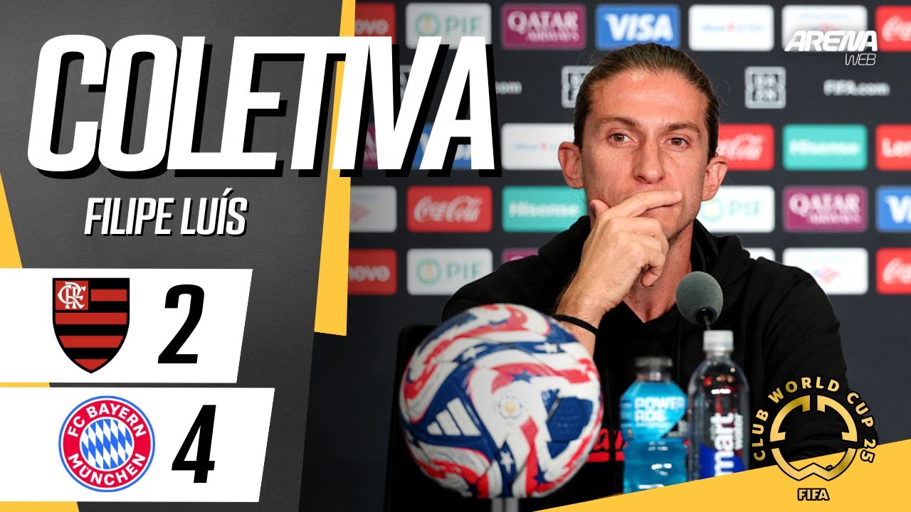 COLETIVA FILIPE LUÍS | AO VIVO | Flamengo x Bayern de Munique - Copa do Mundo de Clubes da FIFA 2025
