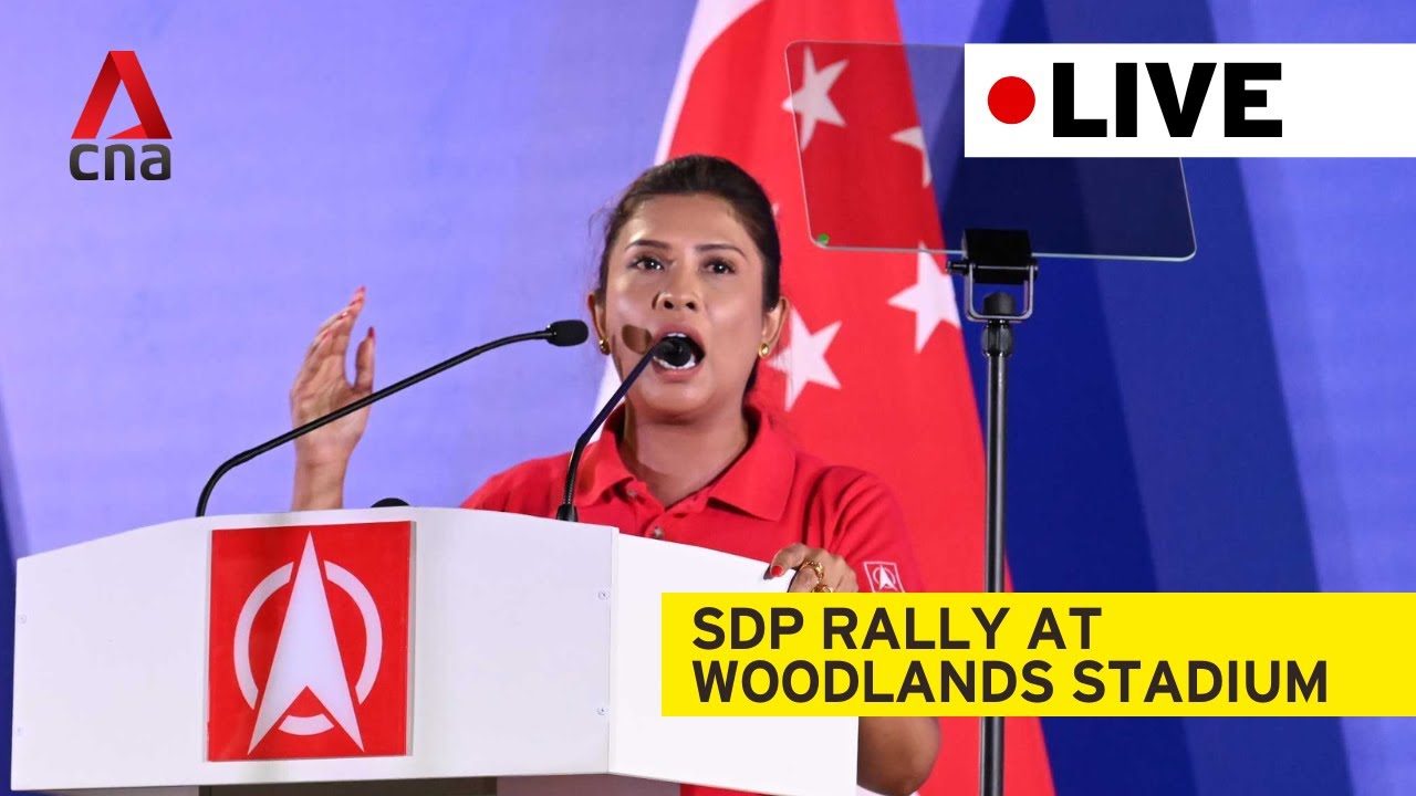 Singapore Democratic Party rally for Marsiling-Yew Tee GRC at Woodlands Stadium | Apr 28
