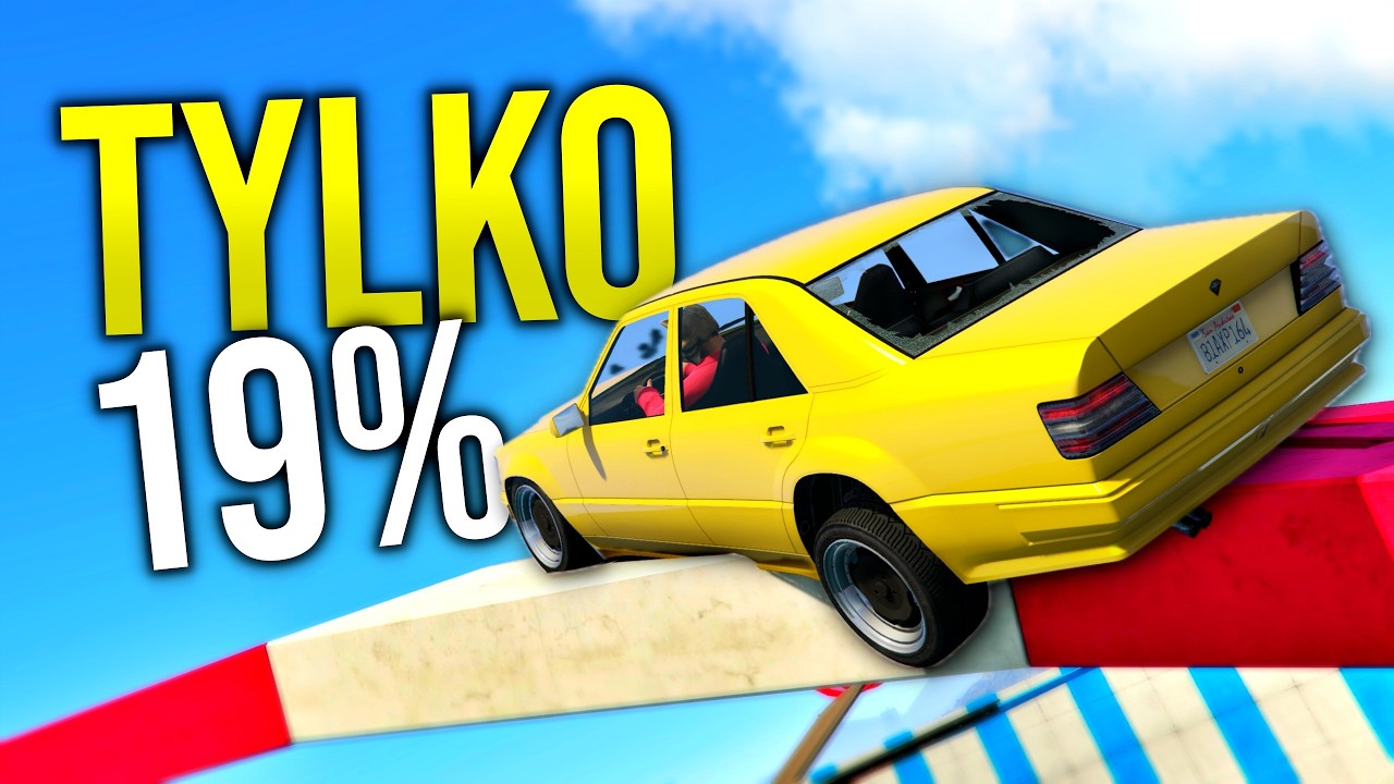 TYLKO 19% da RADĘ! 🚘 NAJTRUDNIEJSZY Skill Test w GTA 5 Online w Vorschlaghammer?