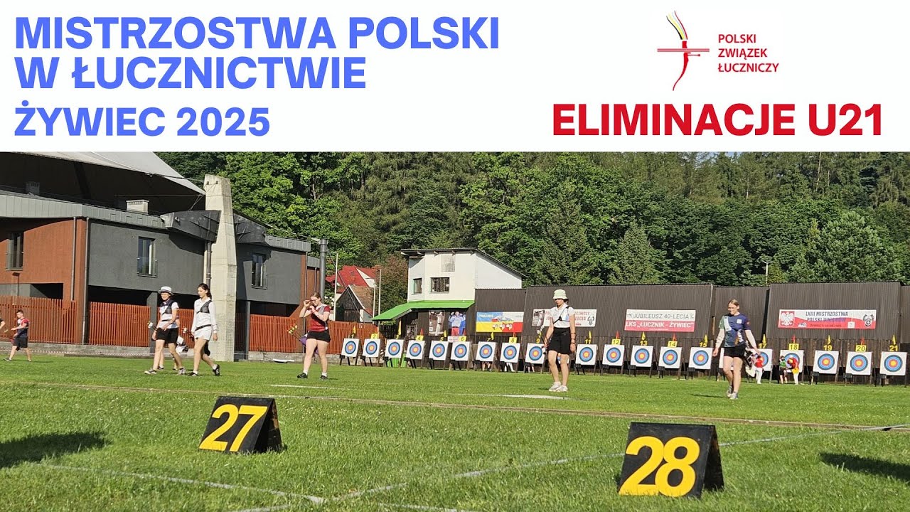 Eliminacje indywidualne U21 - Mistrzostwa Polski w łucznictwie Żywiec 2025