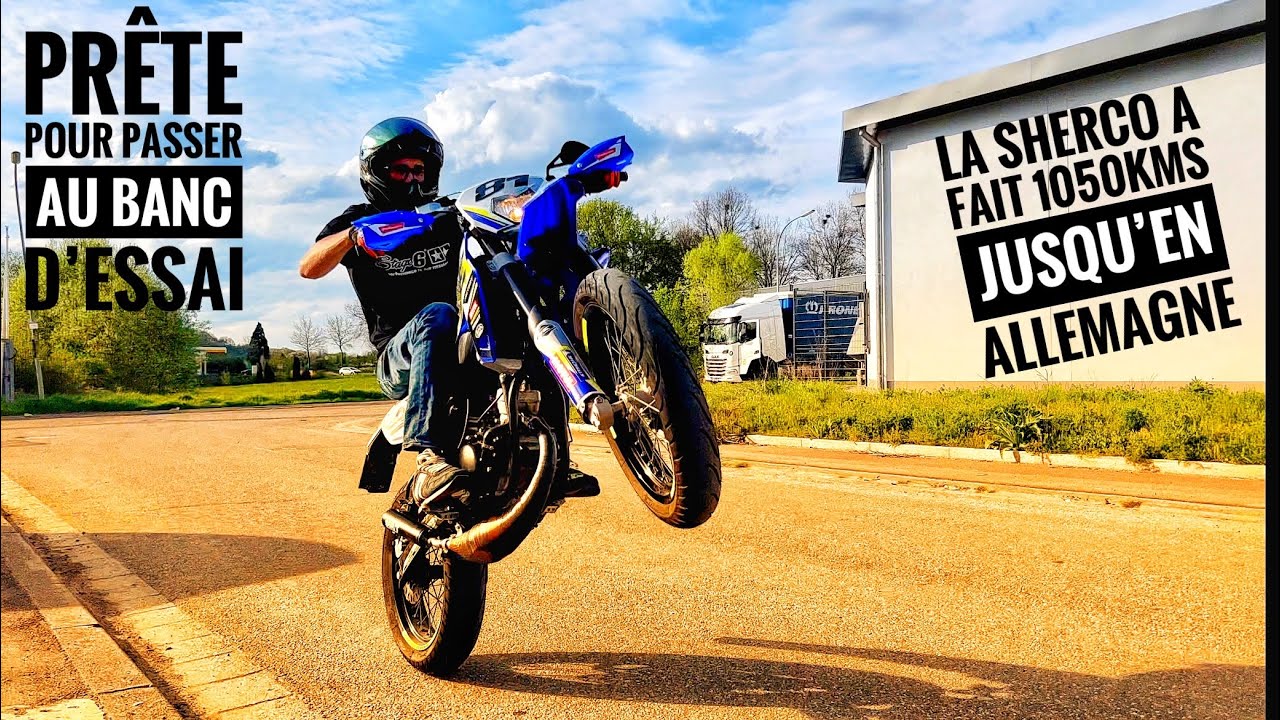 J'emmène la Sherco en Allemagne Chez Maxiscoot ! Elle a le Démon 😈