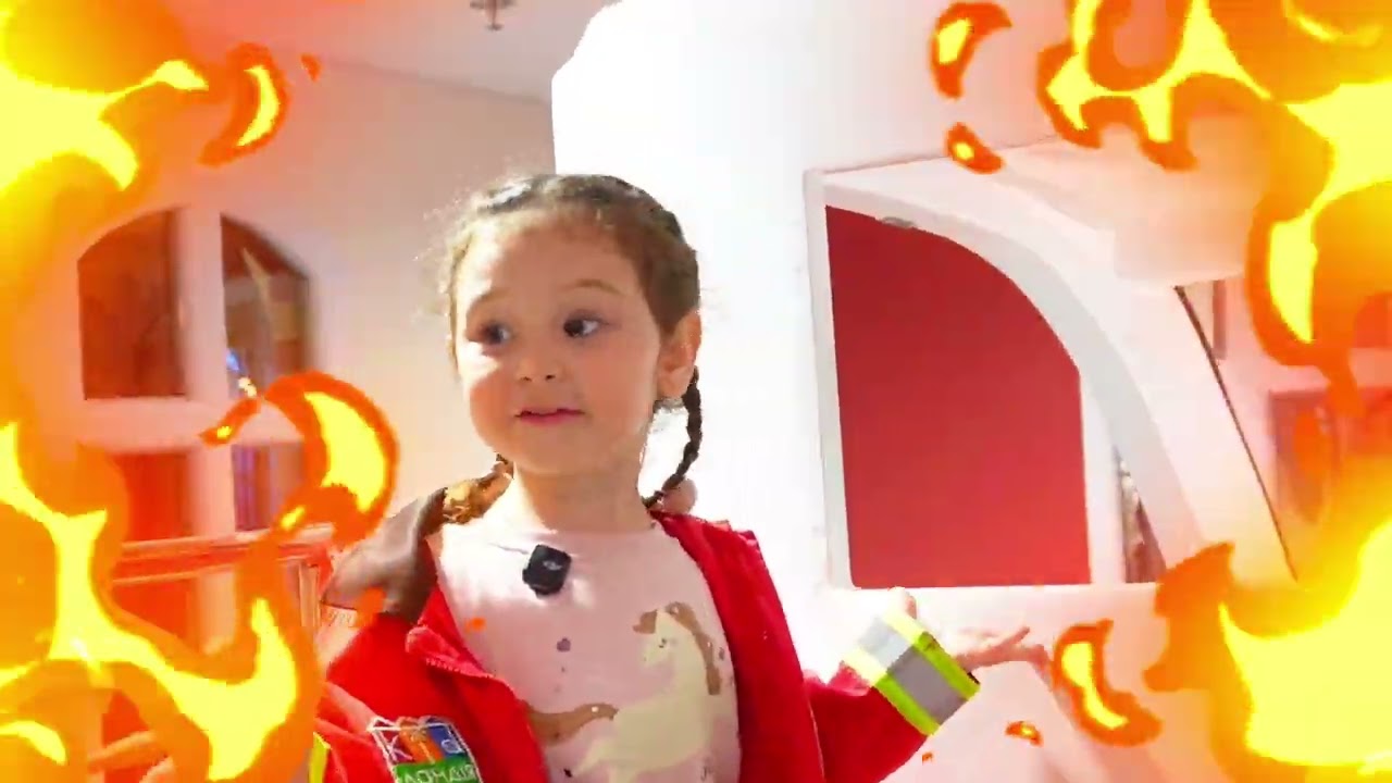 Miss Louise the Firefighter 🚒 | Saving the City from Fire | Kids Role Play