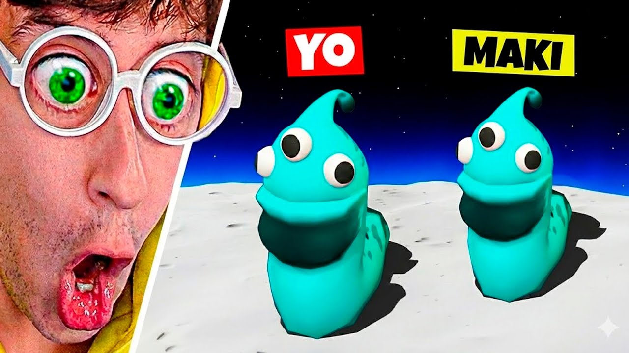HERMANOS GUSANOS del ESPACIO 👽🐛!! (skin secreta troll 😂) - Wobbly Life #462