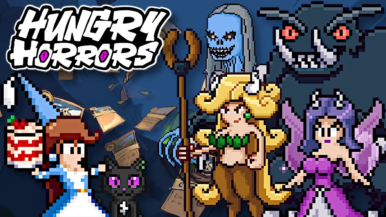Food & Fear Collide in this NEW Roguelite Deckbuilder with Beautiful Pixel Art! | Hungry Horrors