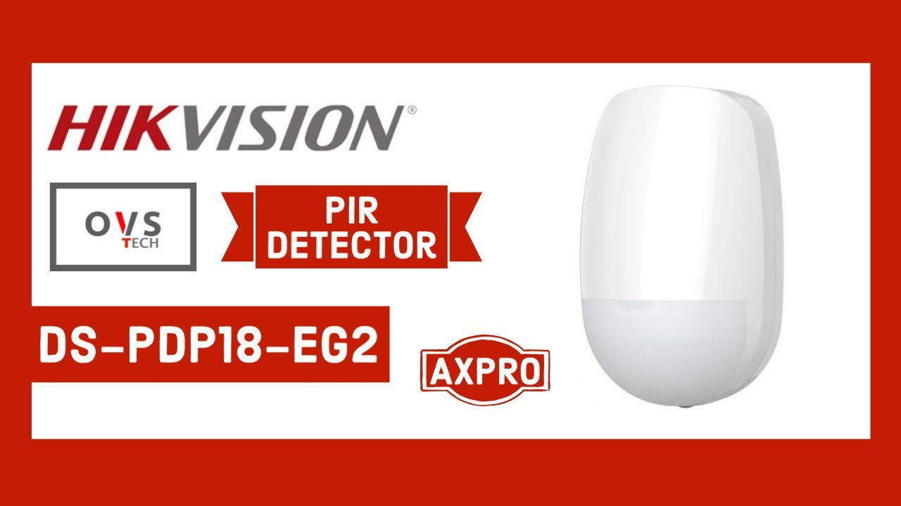 Hikvision PIR Detector AX PRO DS-PDP18-EG2 For Alarm System