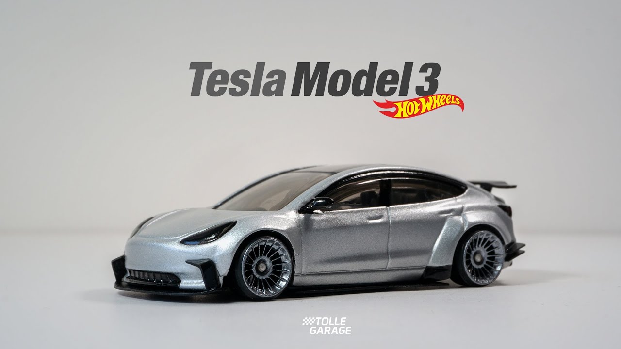 Tesla Model 3 Hot Wheels Custom