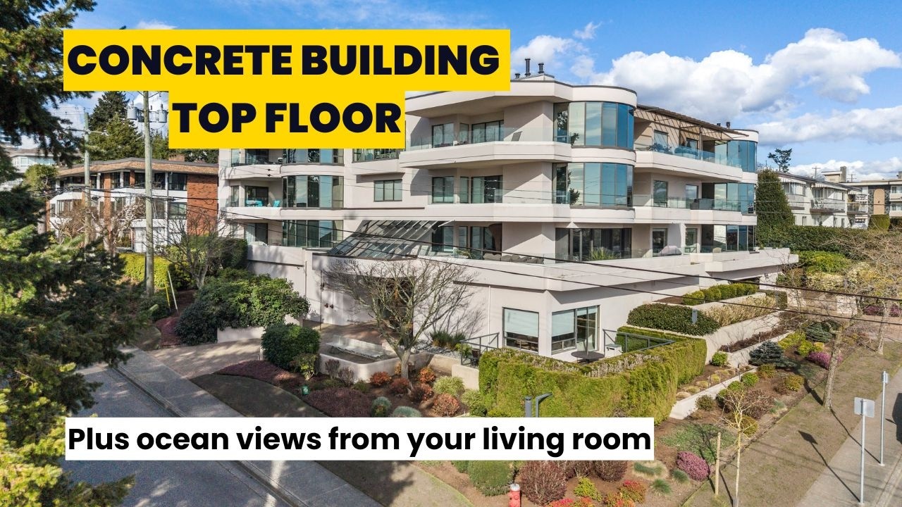 Concrete Top Floor Condo located in Sunny White Rock BC