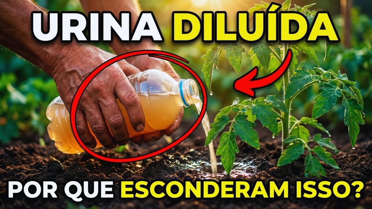 Urina Diluída Alimenta Plantas Melhor Que Adubo — Por Que Isso Foi Escondido?