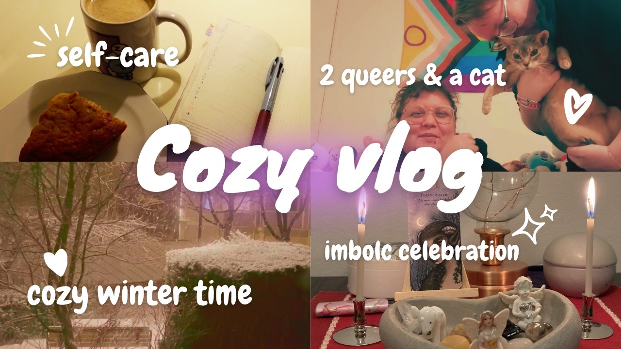 A BOOKISH, ARTISTIC AND WITCHY START OF 2026 *ft. Noomi the CAT!* | Cozy At Home Diaries Ep. 1