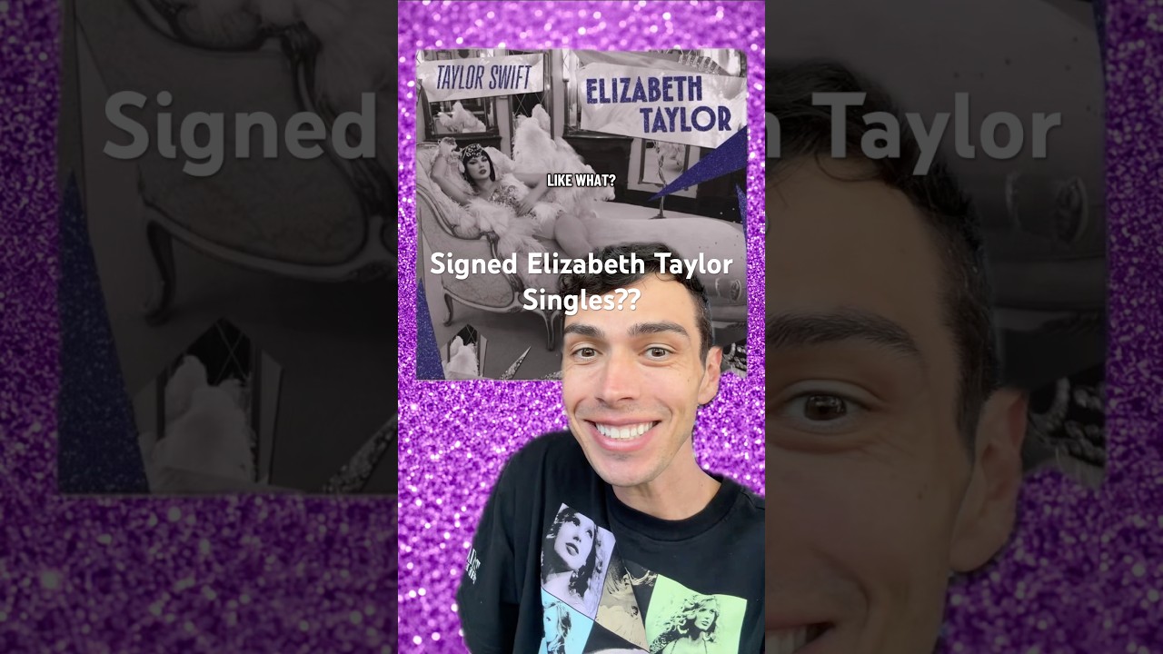 Signed Elizabeth Taylor single CDs?? 👀