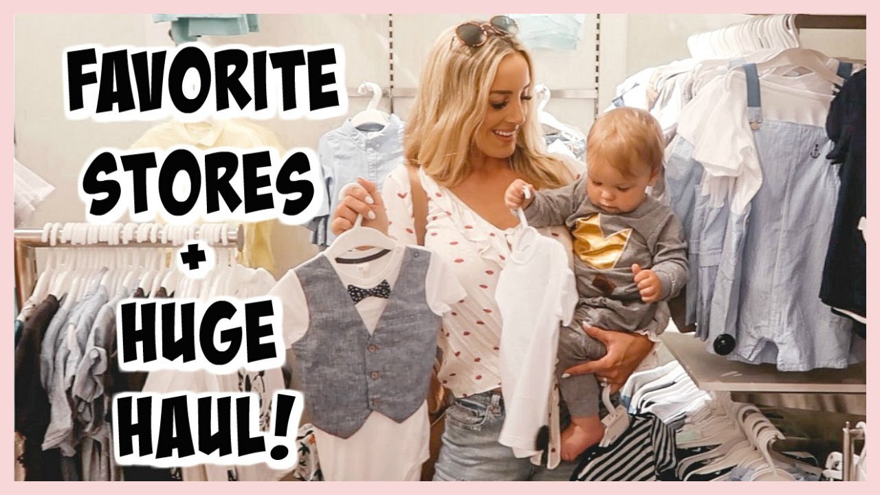 CUTE BABY BOYS CLOTHES! WHERE I SHOP & HUGE HAUL! | OLIVIA ZAPO