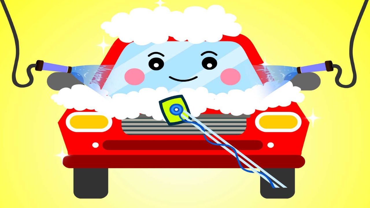 Time To Clean The Car - Car Wash Song For Kids and Toddlers Video