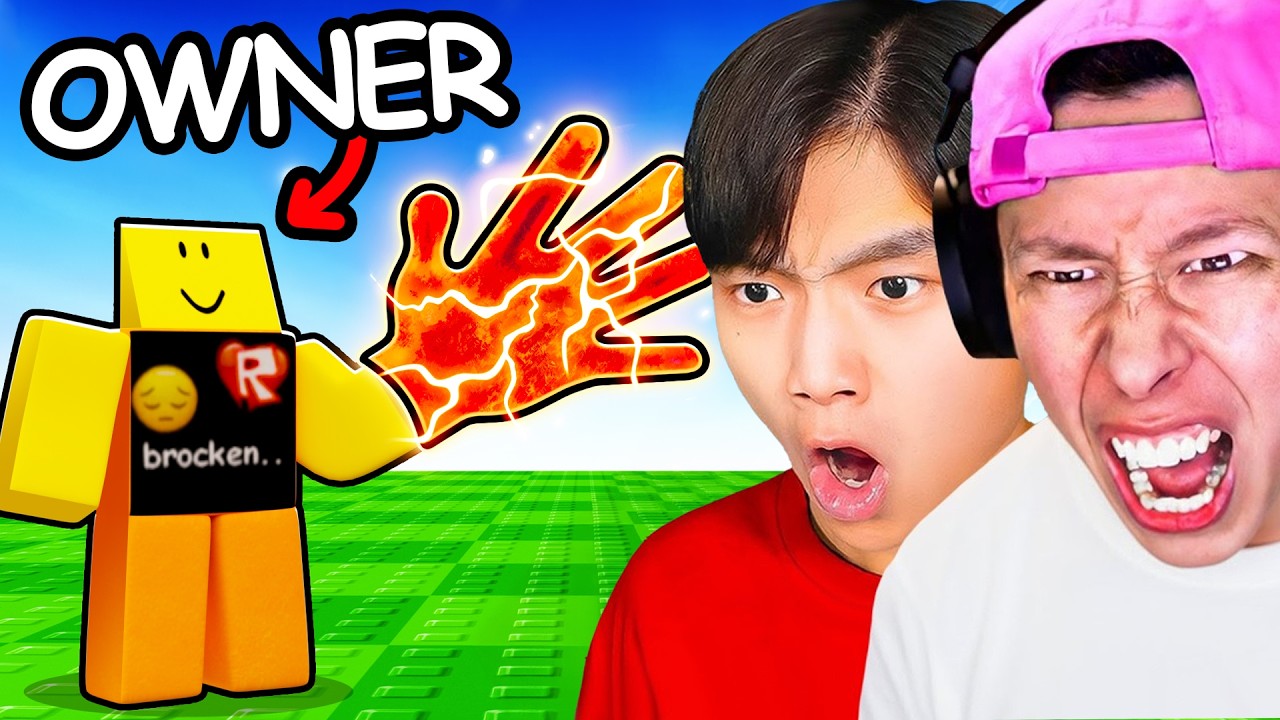 Slap Battles VS the OWNER with ADMIN Gloves