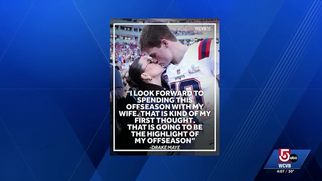 Patriots fans thank, support quarterback Drake Maye after Super Bowl loss