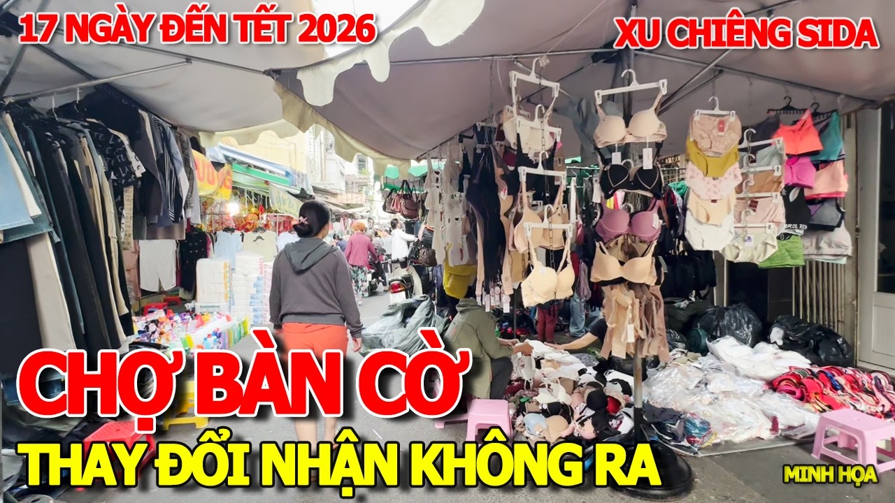 SỮNG SỜ CHỢ BÀN CỜ - NGẬP TRÀN HÀNG SIDA XU-CHIÊNG VÒNG VÀNG SIÊU RẺ - 17 NGÀY ĐẾN TẾT BÍNH NGỌ 2026