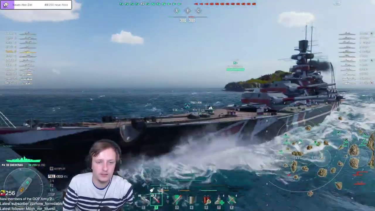 Gneisenau - THE GERMAN SHOTGUN BATTLESHIP - World of Warships