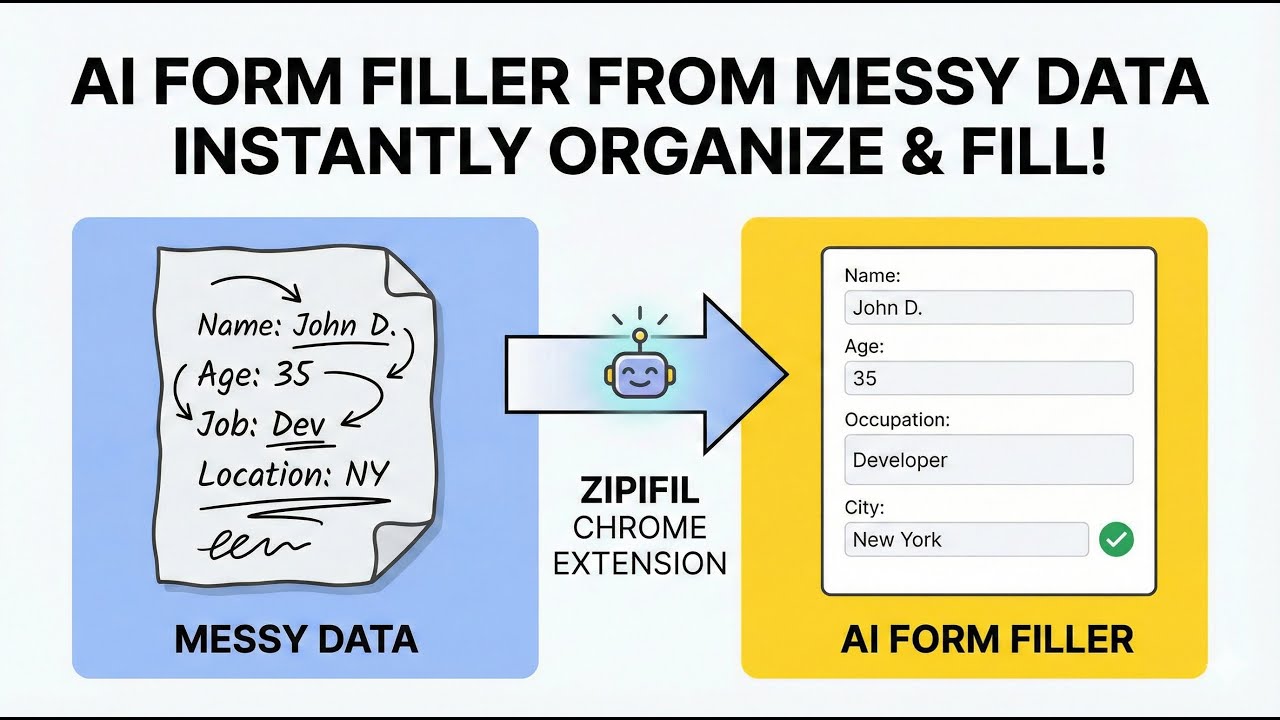 AI Form Filler Free Trial (CHROME EXTENSION) | ZIPIFIL