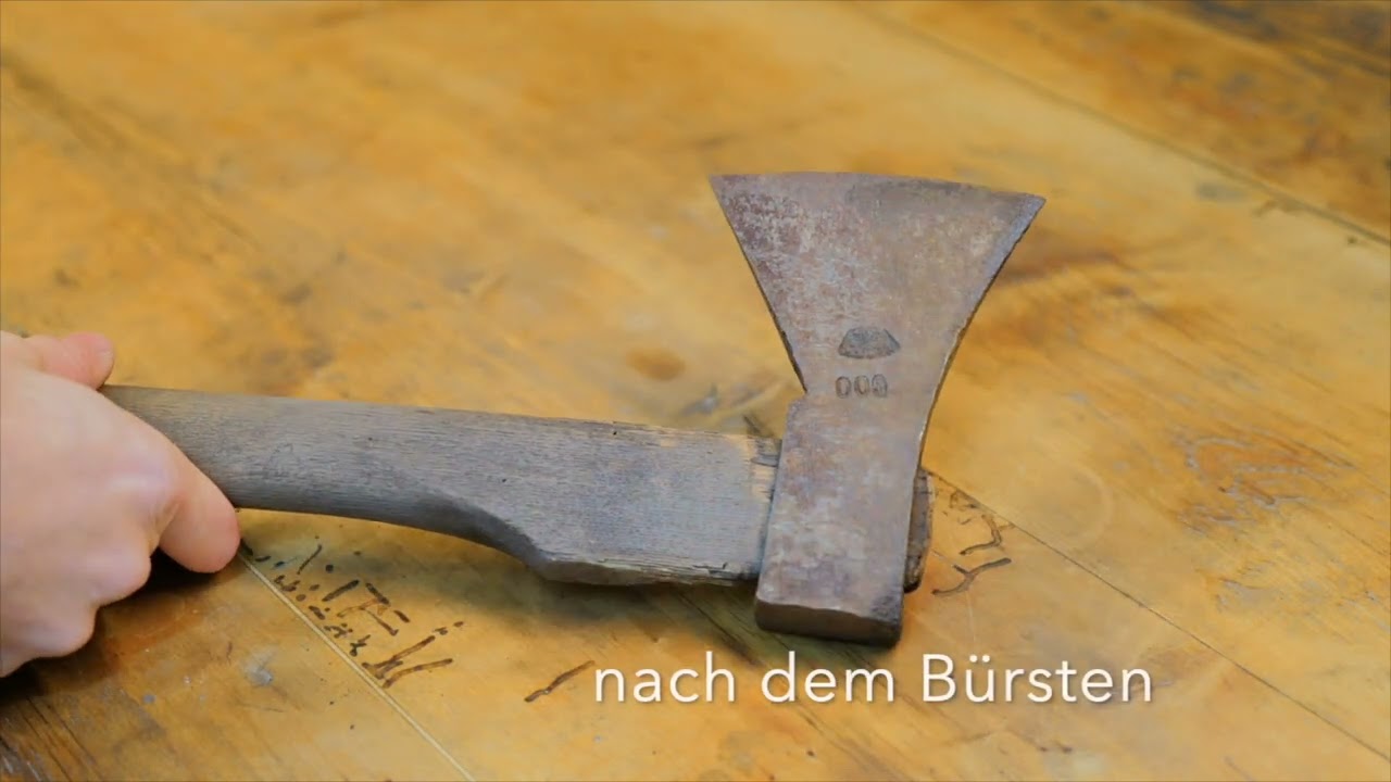 Alte Axt, eigentlich altes Beil oder alte Hacke aufhübschen. Kapitel I