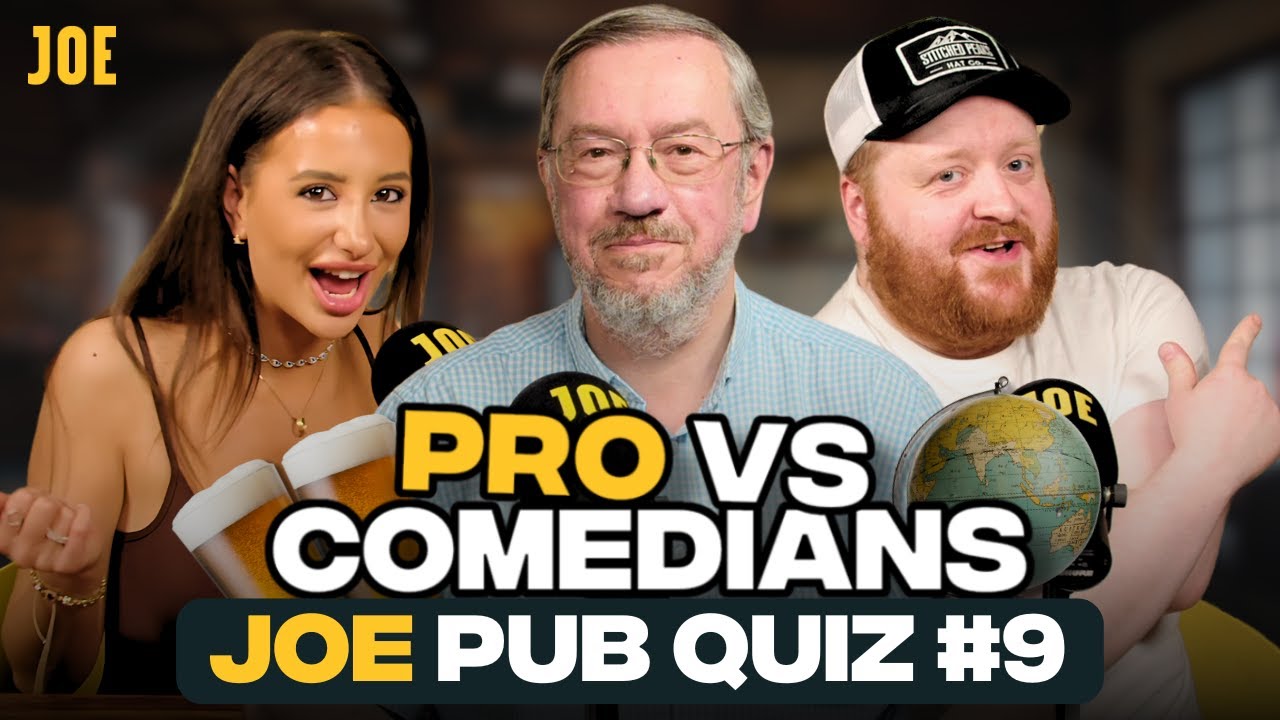 Our Most CHAOTIC Quiz Yet | Jamie Hutchinson & @Danibabes69Pod VS Kevin Ashman | JOE Pub Quiz