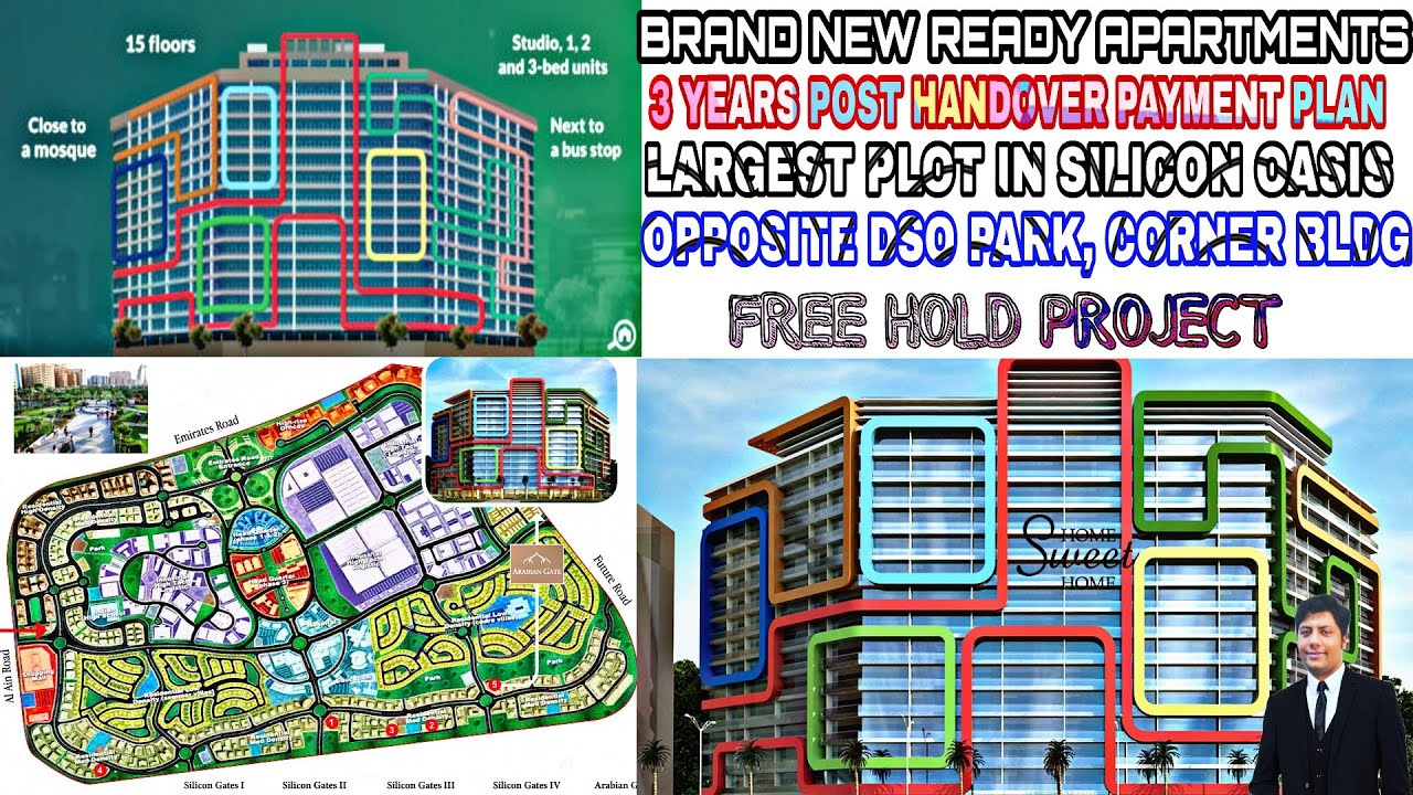 Ready Apartments on Installments in Dubai| Arabian Gate Dubai Silicon Oasis